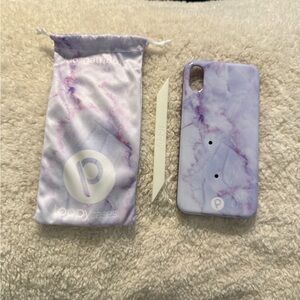 Purple Marble Loopy Phone Case